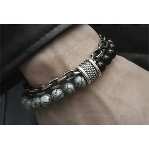 Tiger Eye beaded bracelet for men masculine